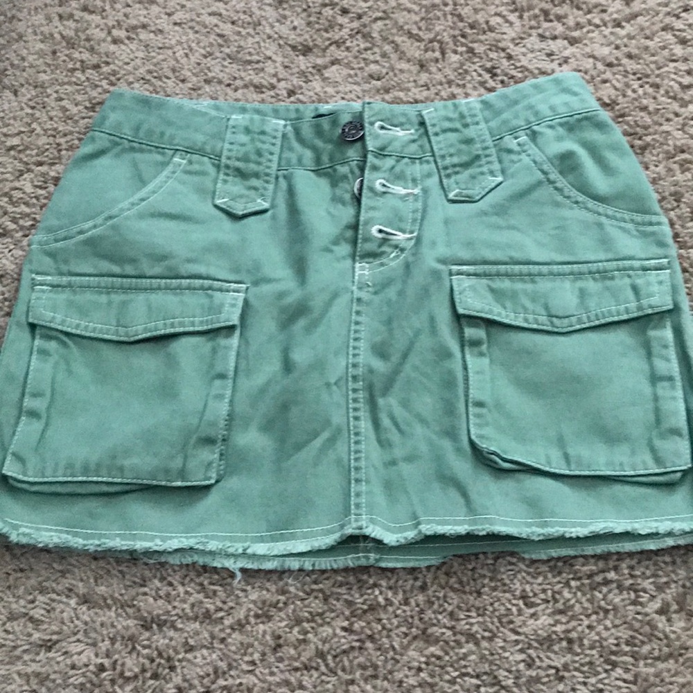 Wet Seal Light army green skirt